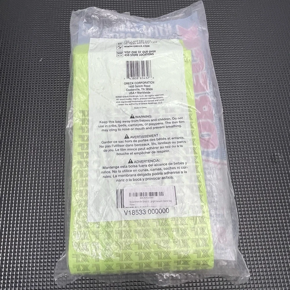 7 Oreck Vacuum Bags Type CC Hypo Allergenic XL CCPK8DW Fits XL5, XL7, XL21 Read